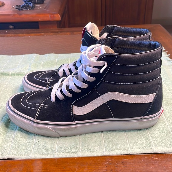 Men’s Vans Sk-8 black size 9.5 - Picture 2 of 6